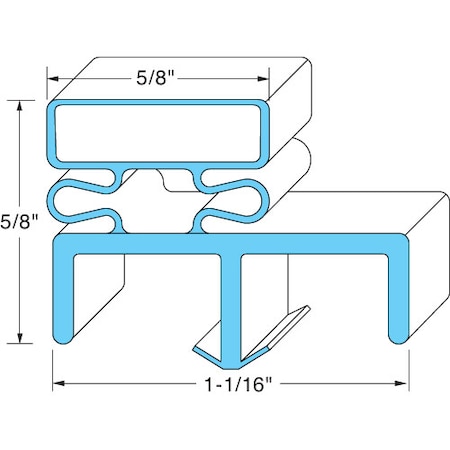 Door Gasket 38 1/2 X 79